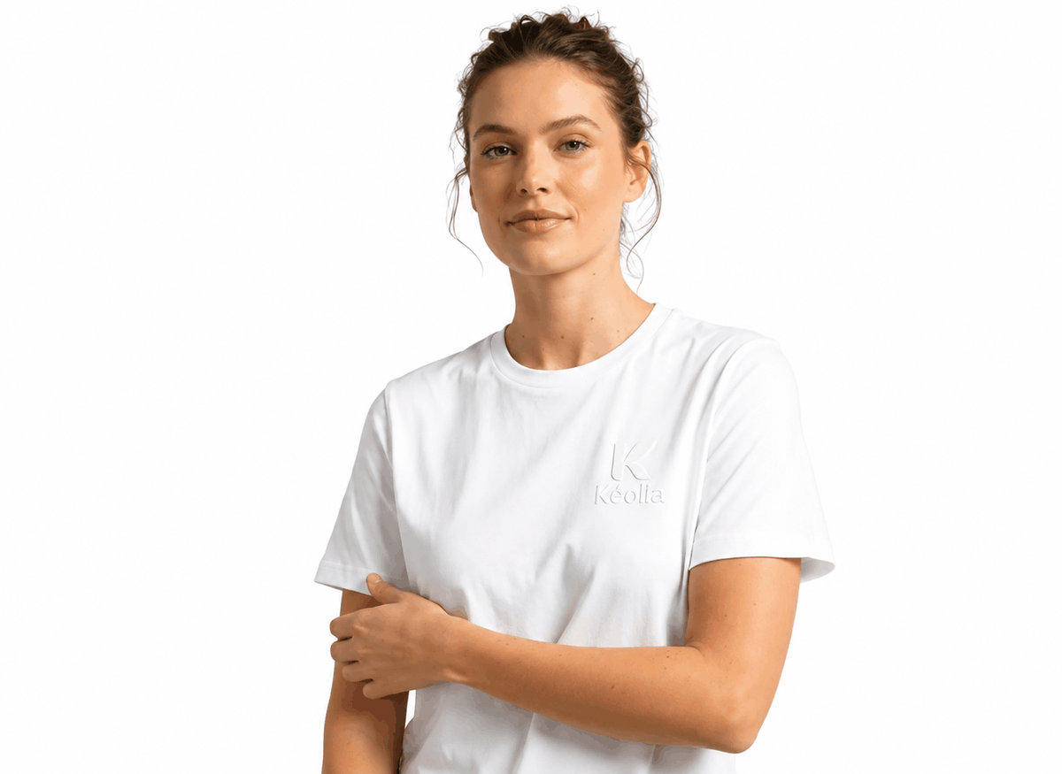 t-shirt bio organique unisexe coton biologique keolia