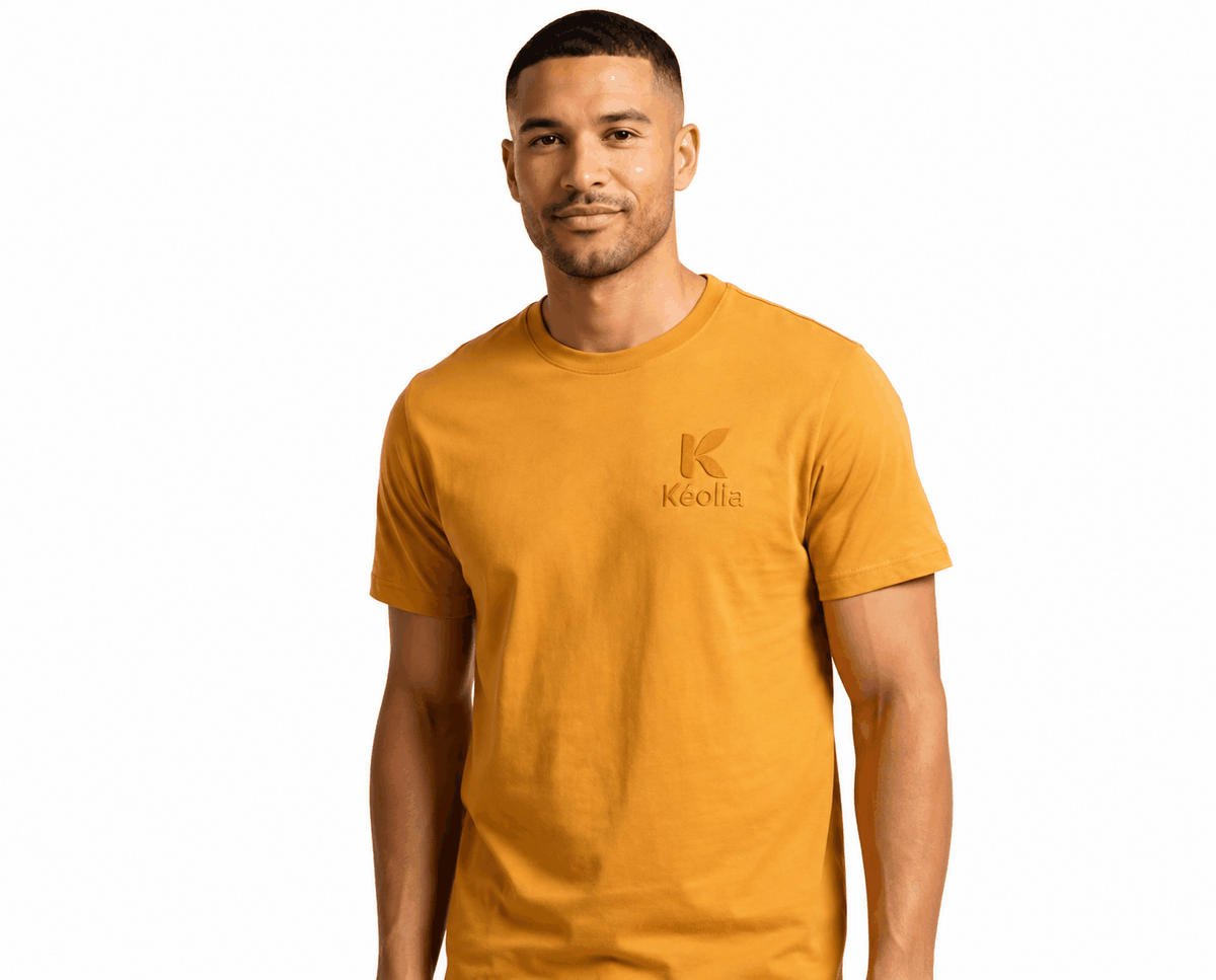 t-shirt bio organique unisexe en coton biologique keolia